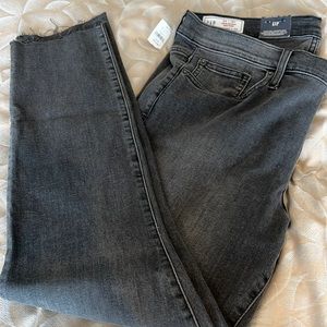 Gap Mid Rise Skinny Jeans washed black